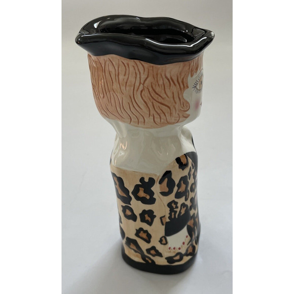 Vintage “Francis”‎ Bella Casa Susan Paley By GANZ Lady Vase 10" - Picture 4 of 10